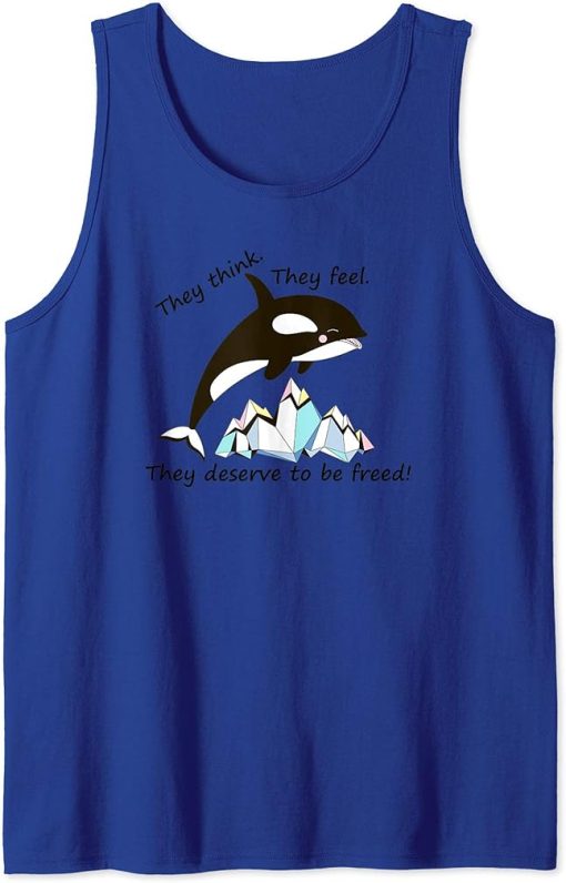 Free Orca Killer Whales Tank Top