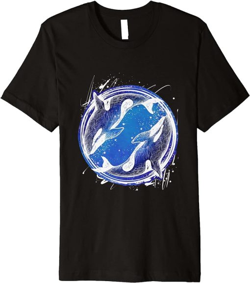 Killer Whale Sea Life Sea Animal Gift Premium T-Shirt