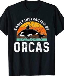 Funny Orca Lover Graphic for Women Men Kids Whale T-Shirt