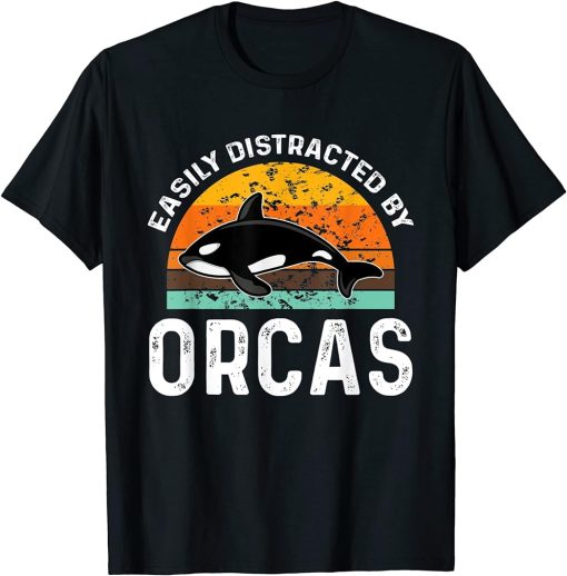 Funny Orca Lover Graphic for Women Men Kids Whale T-Shirt