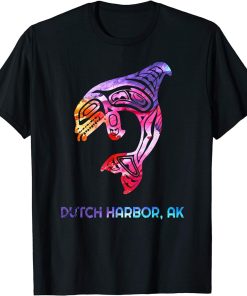 Dutch Harbor Alaska Native American Indian Orca Killer Whale T-Shirt