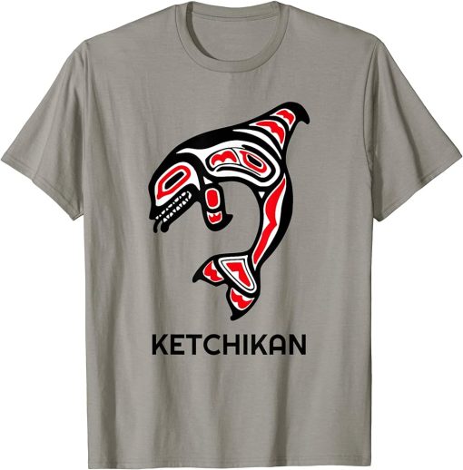 Ketchikan Alaska Native American Indian Orca Killer Whales T-Shirt